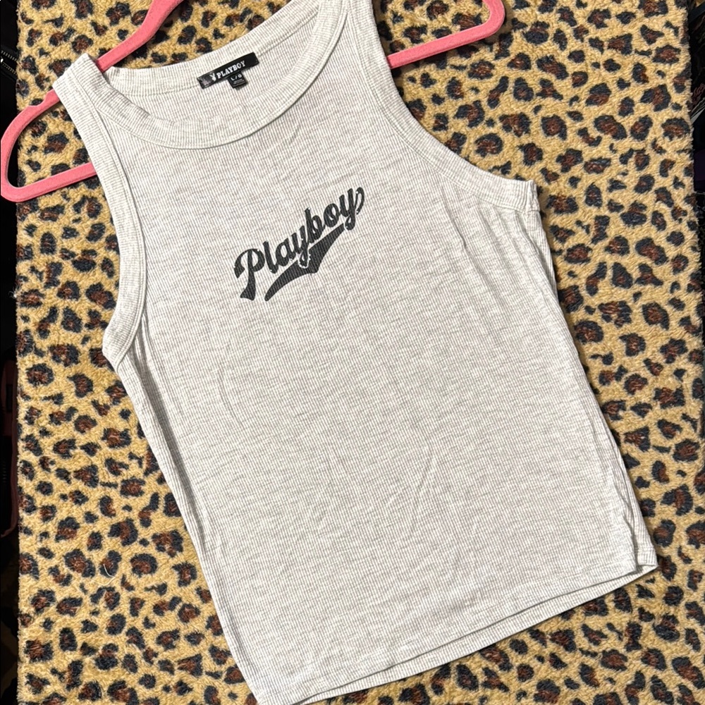 Playboy Gray Tank Top